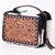 ADBGA316 American Darling Hand Tooled Leather & Hair-On Cowhide Jewelry case