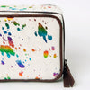 ADBGA318 American Darling Western Paint Splatter Hair-On Cowhide Jewelry case