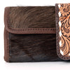 ADBGA319 American Darling Hand Tooled Leather & Hair-On Cowhide Travel Jewelry Case