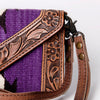ADBG906 American Darling Handcrafted Hand Tooled Leather Saddle Blanket Envelope