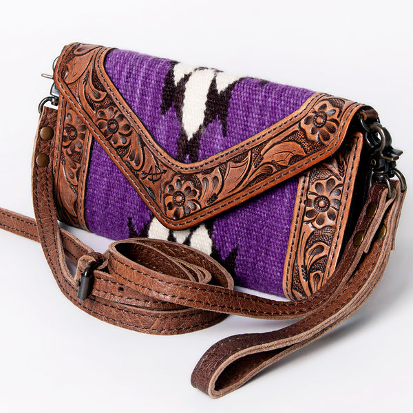 ADBG906 American Darling Handcrafted Hand Tooled Leather Saddle Blanket Envelope