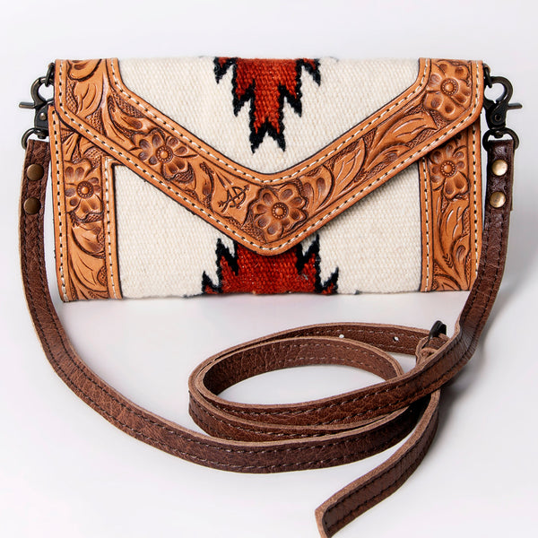 ADBG906 American Darling Handcrafted Hand Tooled Leather Saddle Blanket Envelope