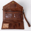 ADBG906 American Darling Handcrafted Hand Tooled Leather Saddle Blanket Envelope
