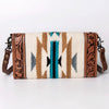 ADBG906 American Darling Handcrafted Hand Tooled Leather Saddle Blanket Envelope