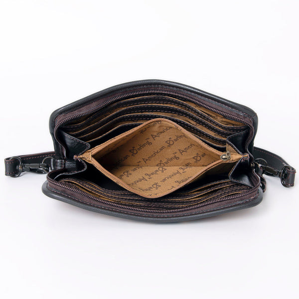 LC-ADBGZ692B Organiser Genuine Western Leather Women Bag Belle