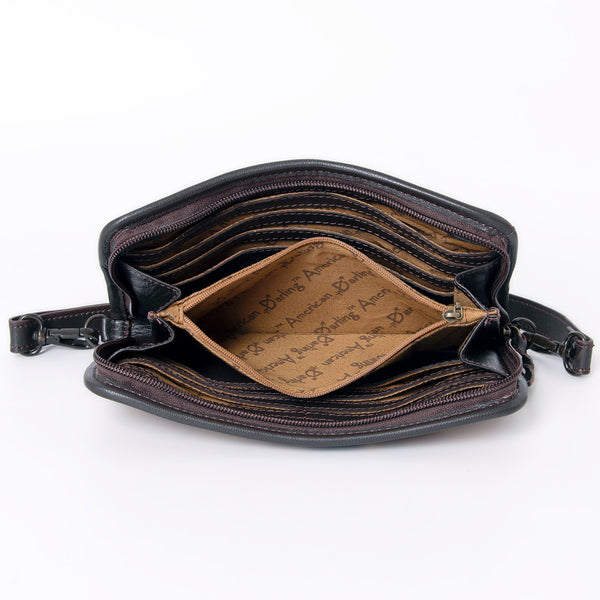 LC-ADBGZ692B Organiser Genuine Western Leather Women Bag Belle