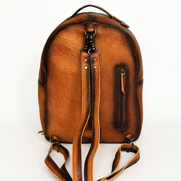 ADBG1029 American Darling Western Saddle Blanket Backpack Handwoven Genuine Leather