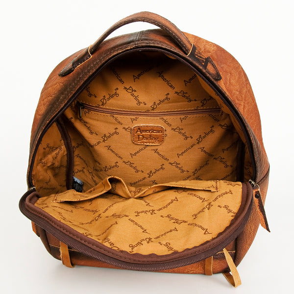ADBG1029 American Darling Western Saddle Blanket Backpack Handwoven Genuine Leather