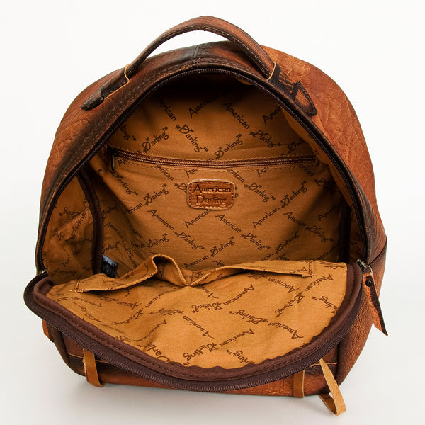 ADBG1029 American Darling Hair-On Cowhide Leather Backpack Western Style