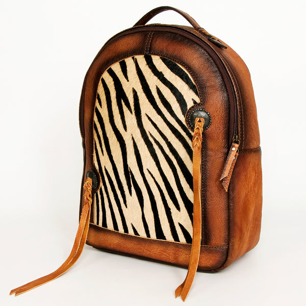 ADBG1029 American Darling Hair-On Cowhide Leather Backpack Western Style