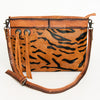 ADBG1035B American Darling Hair-On Cowhide Crossbody Genuine Leather Western Bag