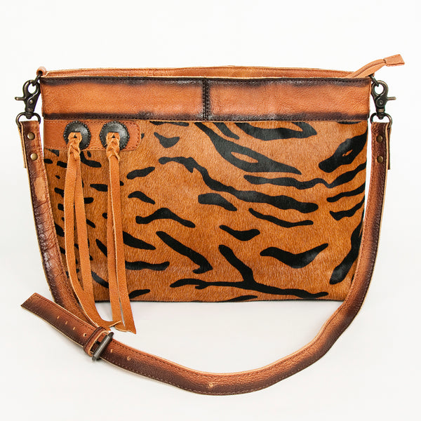 ADBG1035B American Darling Hair-On Cowhide Crossbody Genuine Leather Western Bag