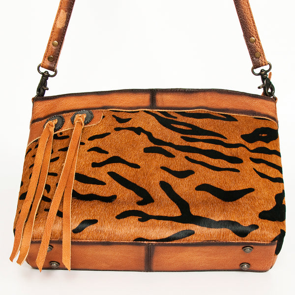 ADBG1035B American Darling Hair-On Cowhide Crossbody Genuine Leather Western Bag