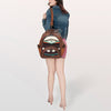 ADBG944 American Darling Handcrafted Backpack with Hand Woven Saddle Blanket and Genuine Leather