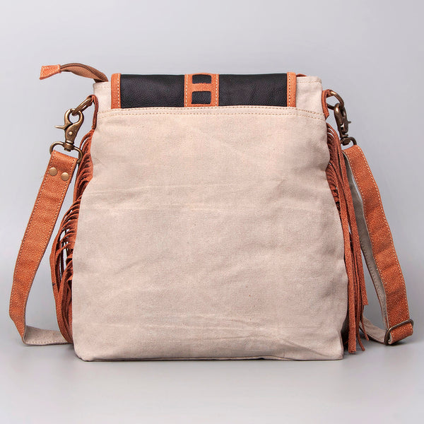 LC-KB463Crossbody Upcycled Canvas Ladies Bag