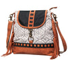 LC-KB463Crossbody Upcycled Canvas Ladies Bag