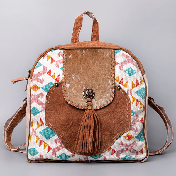 LC-KB479 Backpack Upcycled Canvas Ladies Bag