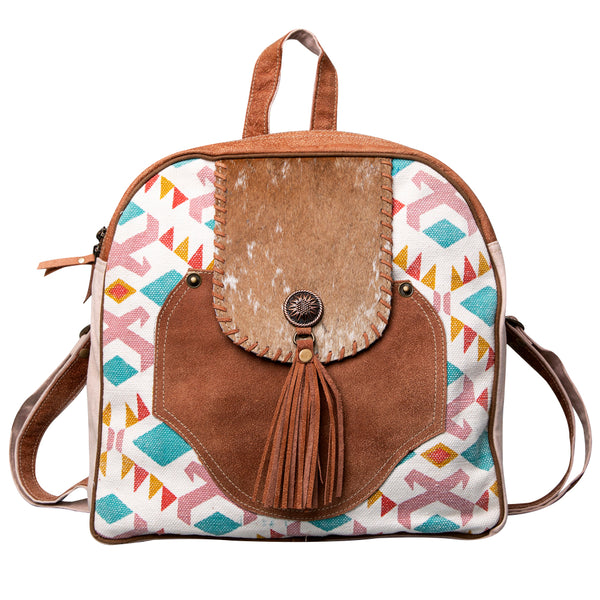 LC-KB479 Backpack Upcycled Canvas Ladies Bag
