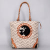 LC-KB487 Tote Upcycled Canvas Ladies Bag