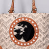 LC-KB487 Tote Upcycled Canvas Ladies Bag