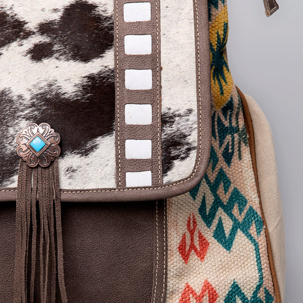 LC-KB488 Backpack Upcycled Canvas Ladies Bag