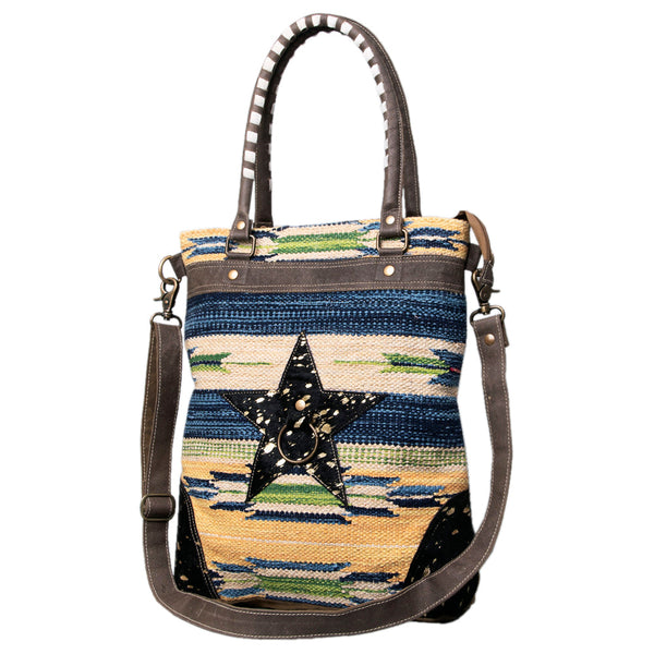 LC-KB492 Tote Upcycled Canvas Ladies Bag