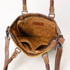 ADBG1047 American Darling Hand Woven Saddle Blanket Leather Tote Bag | Western Leather Handbag