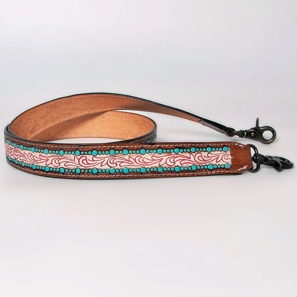 LC-ADSTF183 Hand Tooled Genuine Leather Handle Strap