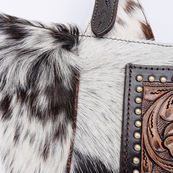 ADBGI224 Hobo Hair On Genuine Western Leather Women Bag