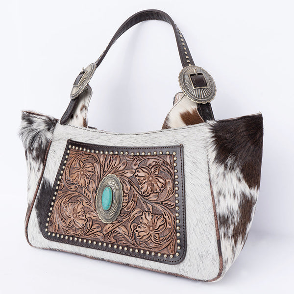 ADBGI224 Hobo Hair On Genuine Western Leather Women Bag