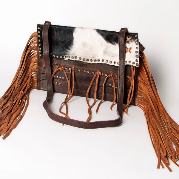 LC-ADBGM307C Crossbody Genuine Western Leather Women Bag Sage