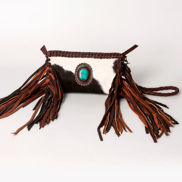 ADBGM271 Clutch Hair-On Genuine Western Leather Women Bag