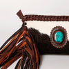 ADBGM271 Clutch Hair-On Genuine Western Leather Women Bag