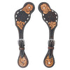 BER345-Western American Leather Spur Strap