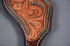 BER357-Western American Leather Spur Strap