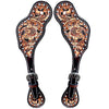 BER358-Western American Leather Spur Strap