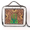ADBGA300 American Darling Western Hand Tooled Leather Hair-On Cowhide Jewelry Case
