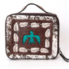 ADBGA300 American Darling Western Hand Tooled Leather Hair-On Cowhide Jewelry Case