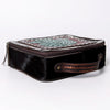 ADBGA300 American Darling Western Hand Tooled Leather Hair-On Cowhide Jewelry Case