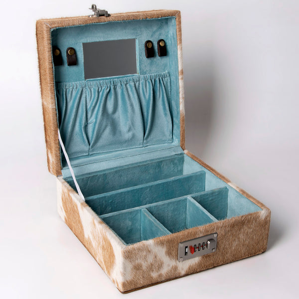 ADBGA325 American Darling Western Hair-On Cowhide Leather Jewelry case