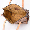 ADBG1061 American Darling Hand-Tooled Leather Backpack Tote Genuine Floral Carved Western Convertible Bag