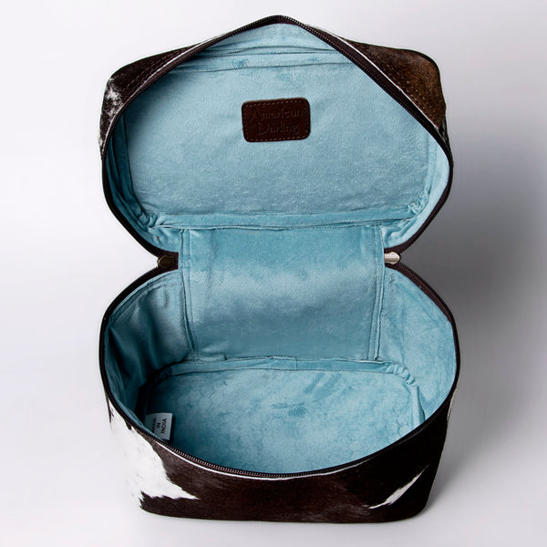 ADBGA320 American Darling Hair-On Cowhide Genuine Leather Jewelry Case