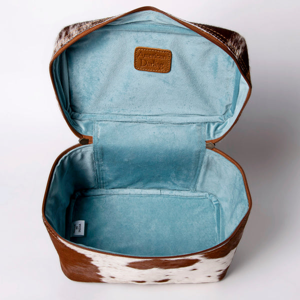 ADBGA320 American Darling Hair-On Cowhide Genuine Leather Jewelry Case