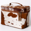 ADBGA320 American Darling Hair-On Cowhide Genuine Leather Jewelry Case