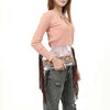 LC-ADBGZ719 Clear Bag Genuine Western Leather Women Bag