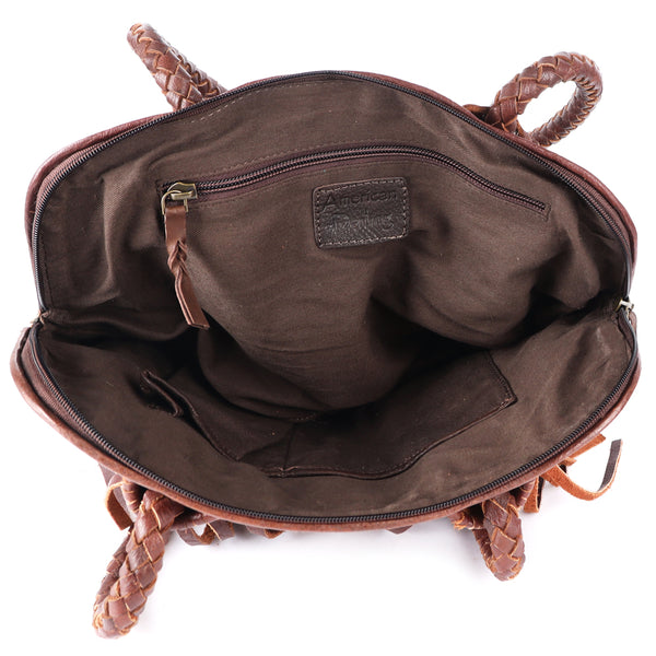 LC-ADBGM333 Tote Hair On Genuine Western Leather Women Bag