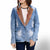 ADBZ702 American Darling Denim & Harness Leather Western Blazer Jacket