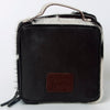 ADBGA311 American Darling Tooled Leather and Cowhide Floral Western Jewelry Case