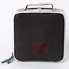 ADBGA311 American Darling Tooled Leather and Cowhide Floral Western Jewelry Case