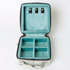 ADBGA311 American Darling Tooled Leather and Cowhide Floral Western Jewelry Case